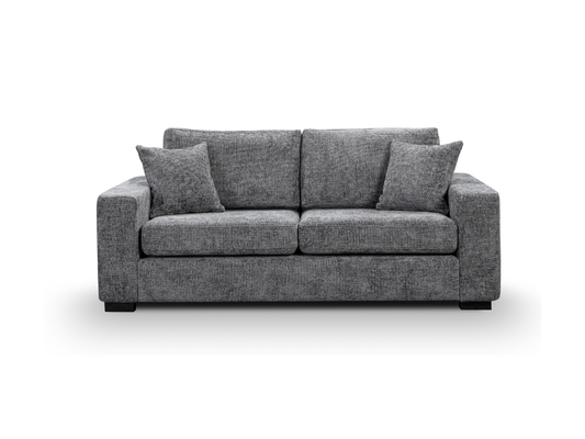 Chestnut Sofa 3 Seater Slate Enzo Fabric