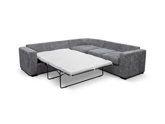 Chestnut Sofa Bed Slate Enzo Fabric