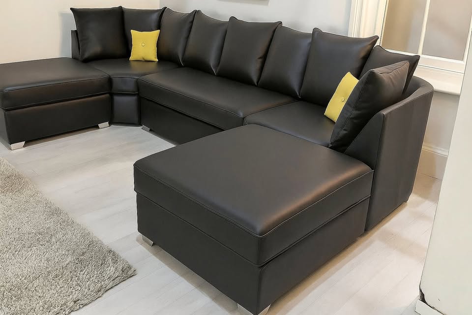 Leather U-Shape – Luxury, Comfort & Contemporary Style Sofa