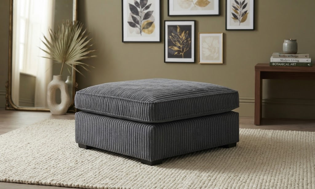 Dylan Jumbo Cord L Shape, Corner & 3+2 – Ultimate Comfort & Contemporary Style Sofa
