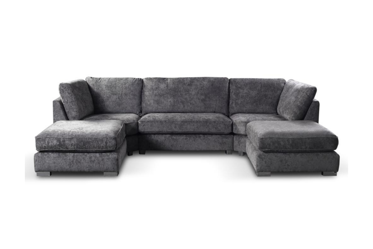 Bishop U Shaped Sofa Luxe Chenille