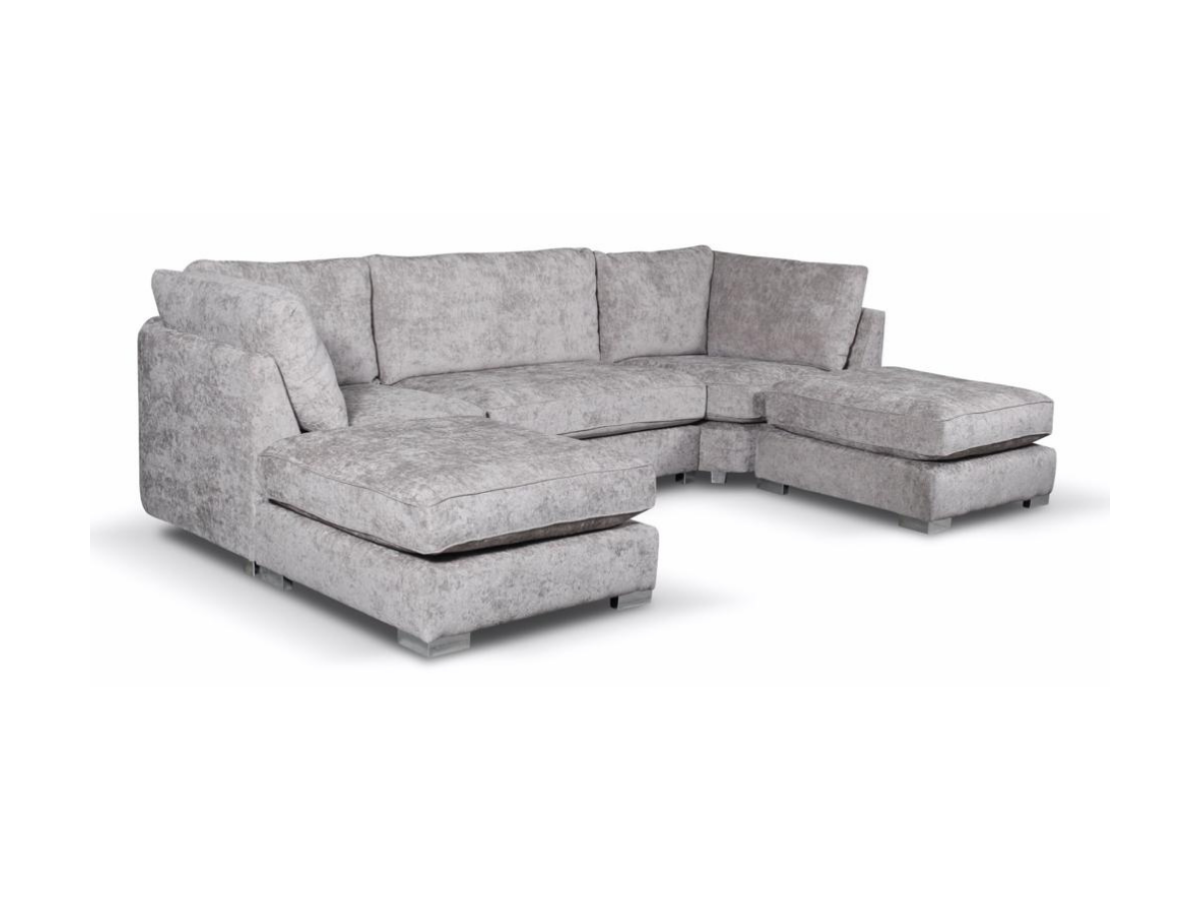 Bishop U Shaped Sofa Luxe Chenille
