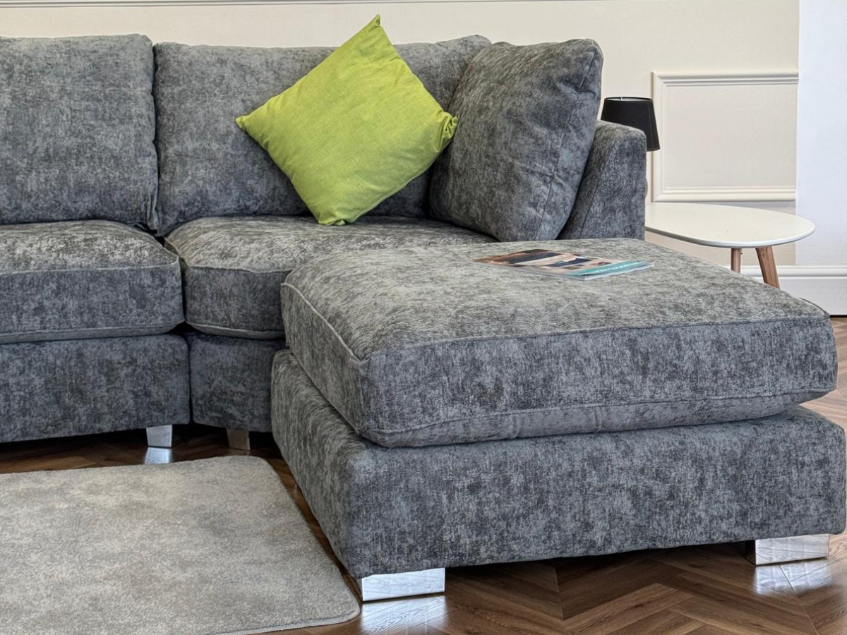 Bishop U Shaped Sofa Luxe Chenille