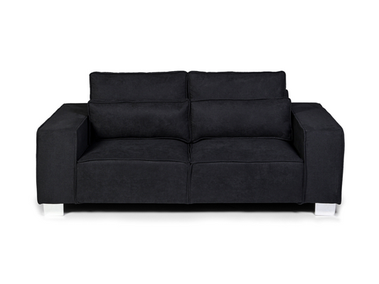 Broadgate 3+2 Sofa Set Black Kensington Fabric
