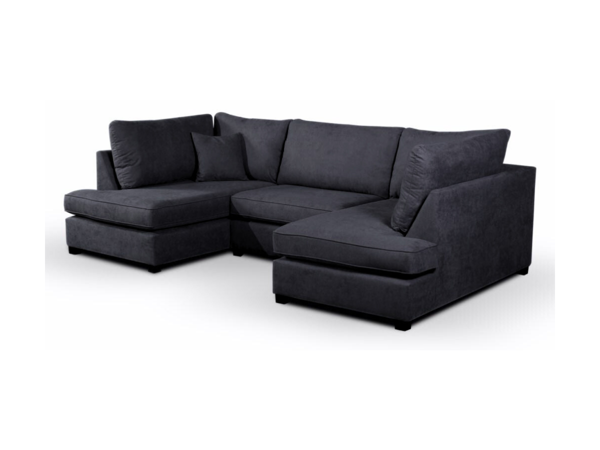 Carnaby Small U Shaped Sofa with Footstool