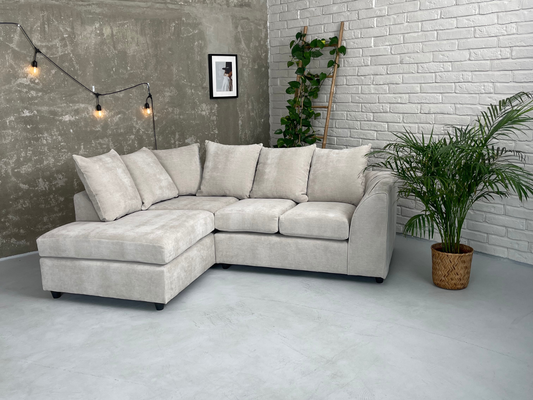 Chelsea Cream Left Corner Sofa