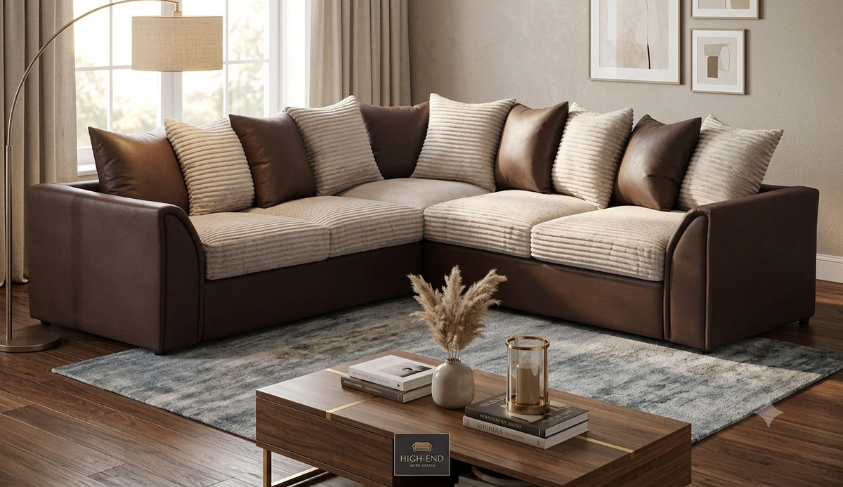 Byron L-Shaped, 3+2 & Corner Sofa – Modern Design Comfort Sofa