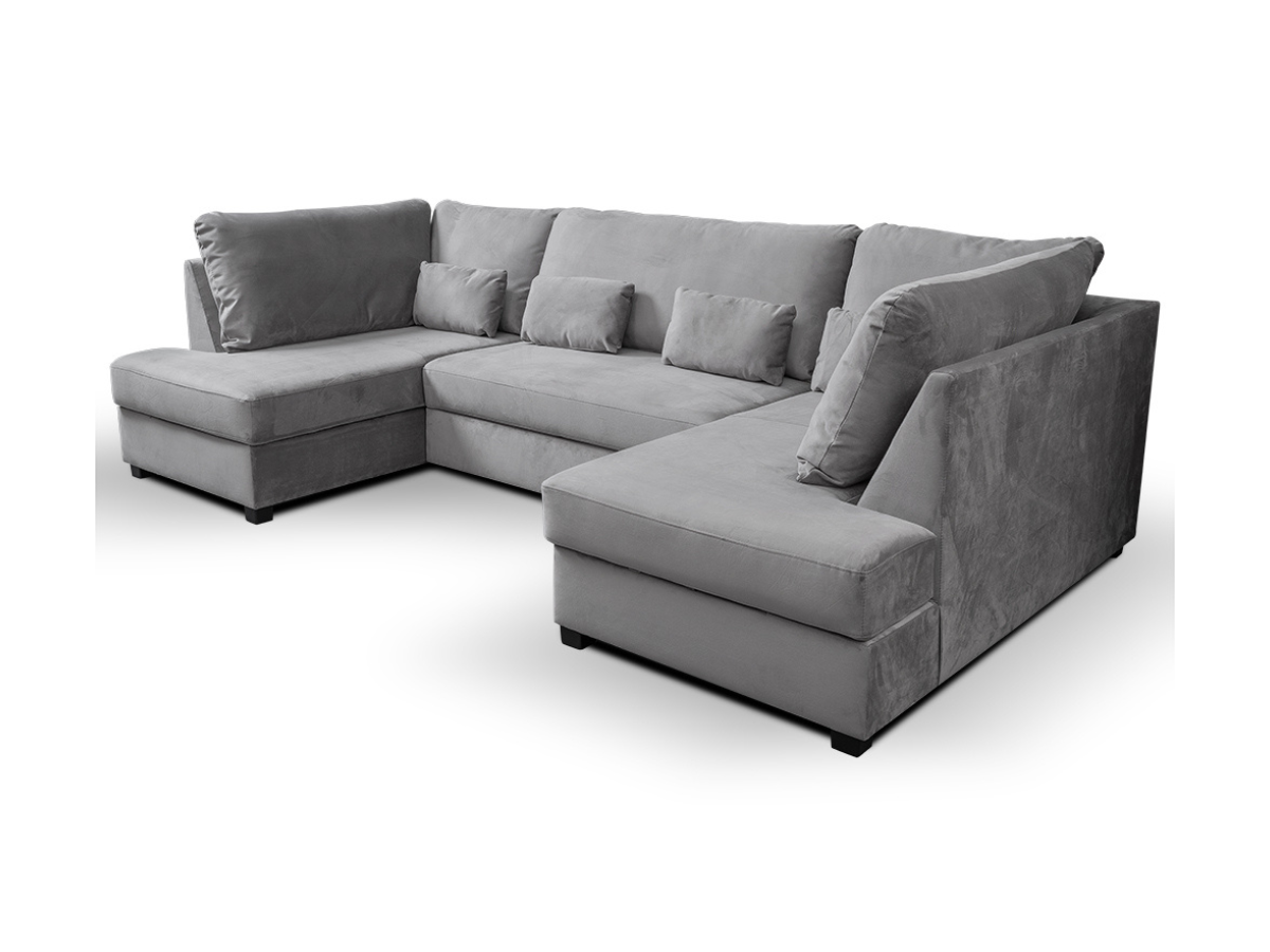 Meridian U Shaped Sofa Bed with Storage