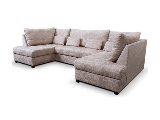 Meridian U Shaped Sofa Bed with Storage