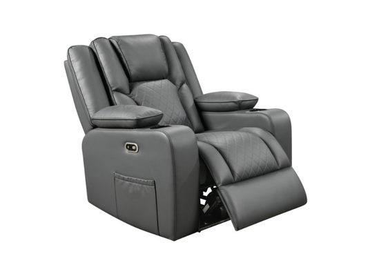 Orlando Electric Recliner Armchair Aire Leather