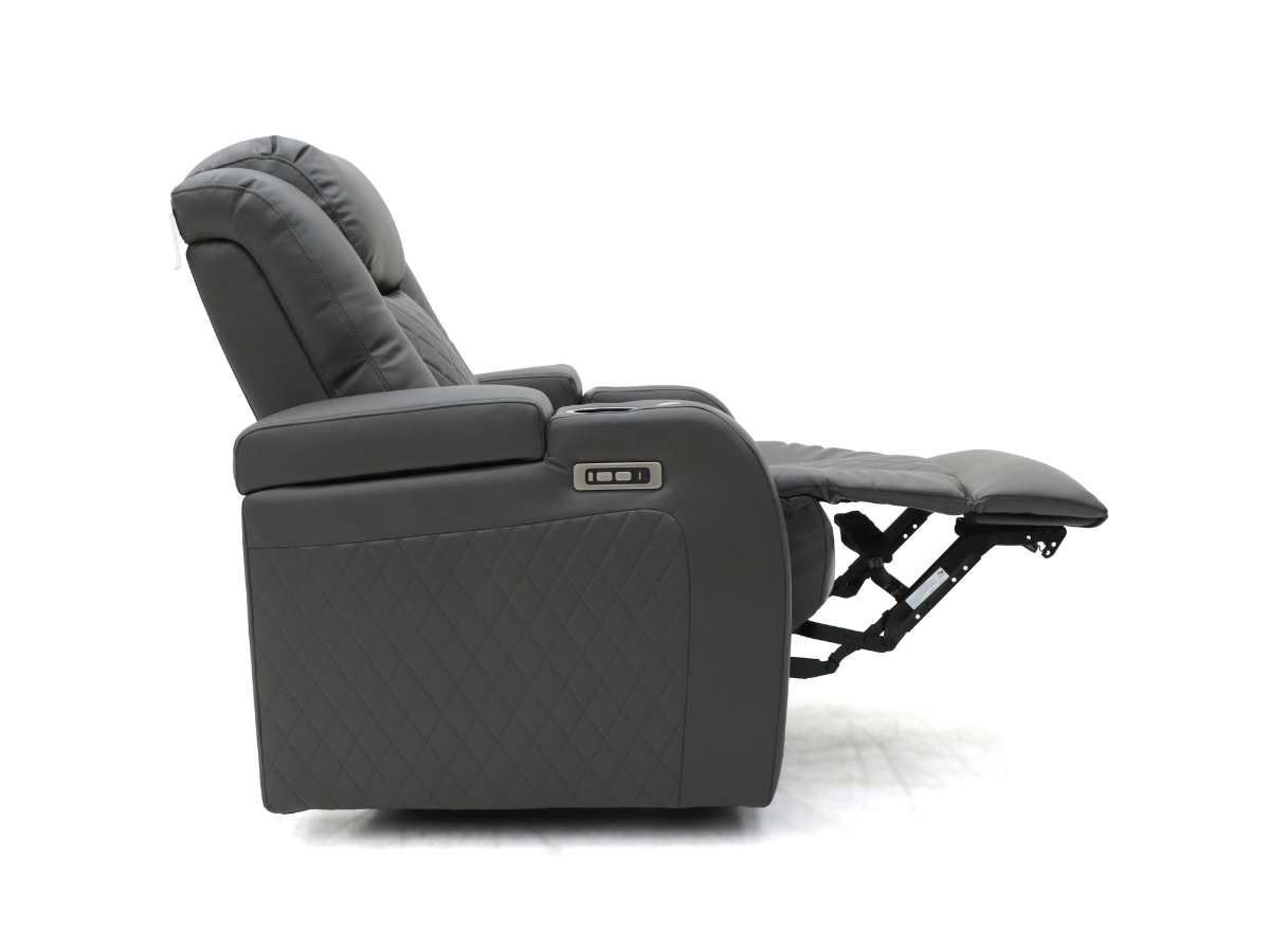 Tech 8 Smart Grey Electric Recliner Armchair