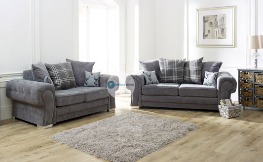Verona 2 Seater Sofa Grey