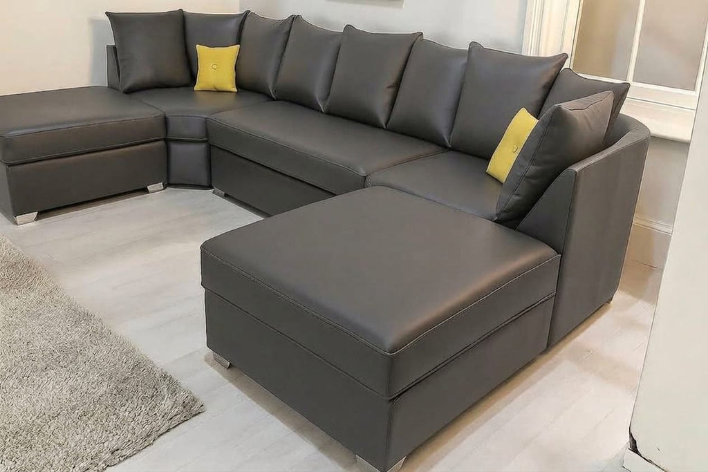 Leather U-Shape – Luxury, Comfort & Contemporary Style Sofa