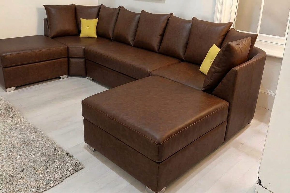 Leather U-Shape – Luxury, Comfort & Contemporary Style Sofa