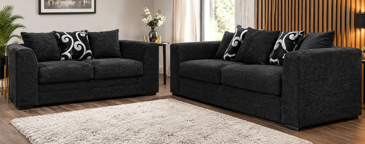 Dylan Chenille L Shape, Corner & 3+2 – Modern Luxury & Everyday Comfort Sofa
