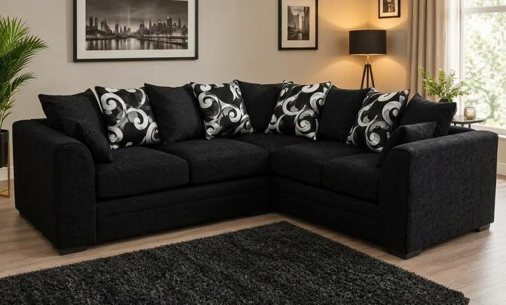 Dylan Chenille L Shape, Corner & 3+2 – Modern Luxury & Everyday Comfort Sofa