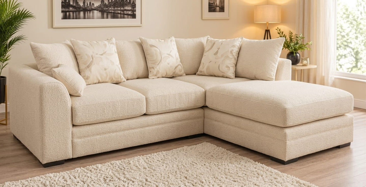 Dylan Chenille L Shape, Corner & 3+2 – Modern Luxury & Everyday Comfort Sofa