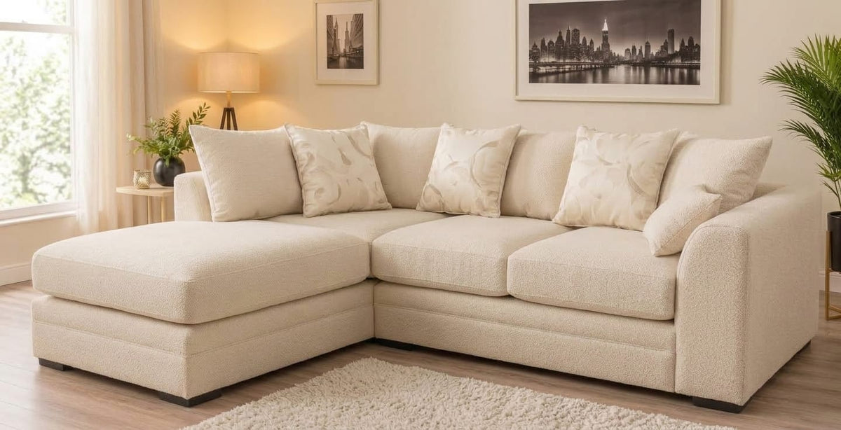 Dylan Chenille L Shape, Corner & 3+2 – Modern Luxury & Everyday Comfort Sofa