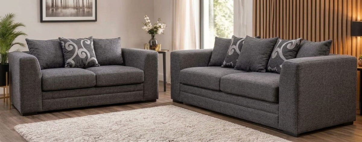 Dylan Chenille L Shape, Corner & 3+2 – Modern Luxury & Everyday Comfort Sofa