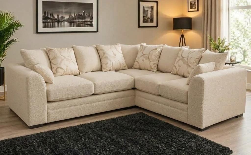 Dylan Chenille L Shape, Corner & 3+2 – Modern Luxury & Everyday Comfort Sofa