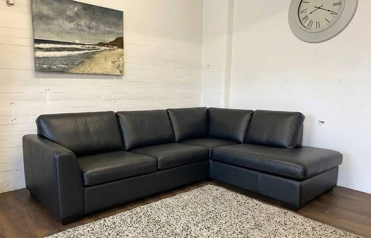 Dylan Leather L Shape, Corner & 3+2– Timeless Luxury & Premium Comfort Sofa