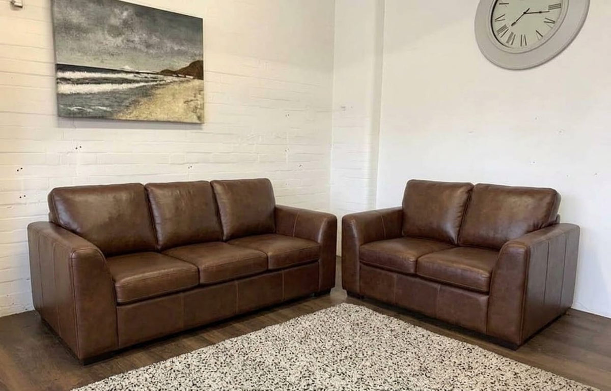 Dylan Leather L Shape, Corner & 3+2– Timeless Luxury & Premium Comfort Sofa