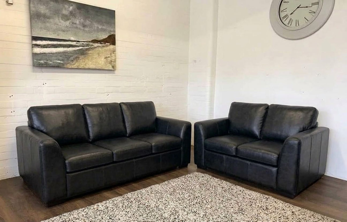 Dylan Leather L Shape, Corner & 3+2– Timeless Luxury & Premium Comfort Sofa
