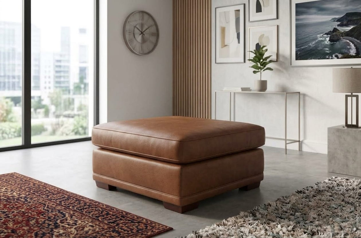 Dylan Leather L Shape, Corner & 3+2– Timeless Luxury & Premium Comfort Sofa