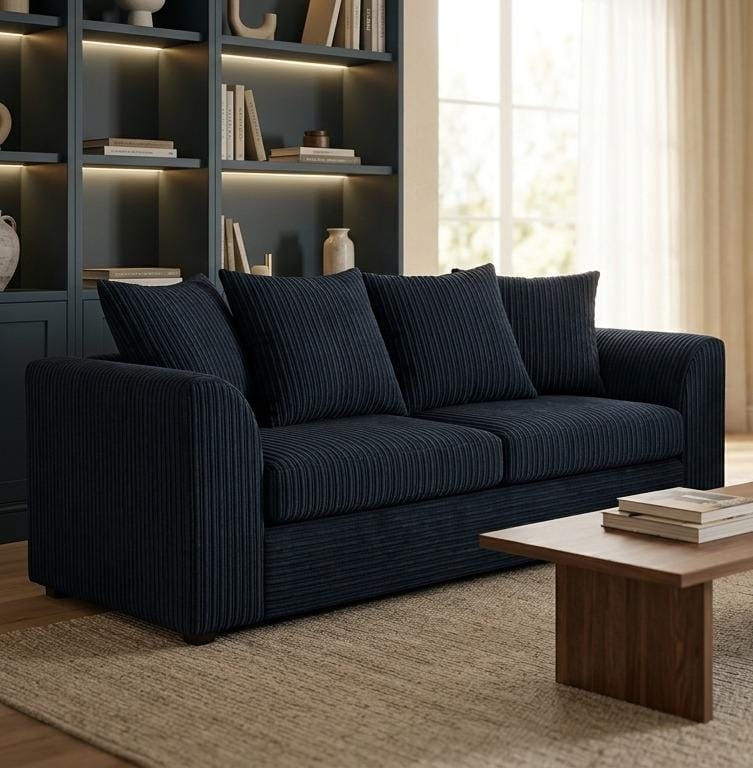 Dylan Jumbo Cord L Shape, Corner & 3+2 – Ultimate Comfort & Contemporary Style Sofa