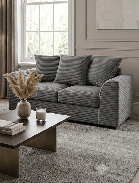 Dylan Jumbo Cord L Shape, Corner & 3+2 – Ultimate Comfort & Contemporary Style Sofa