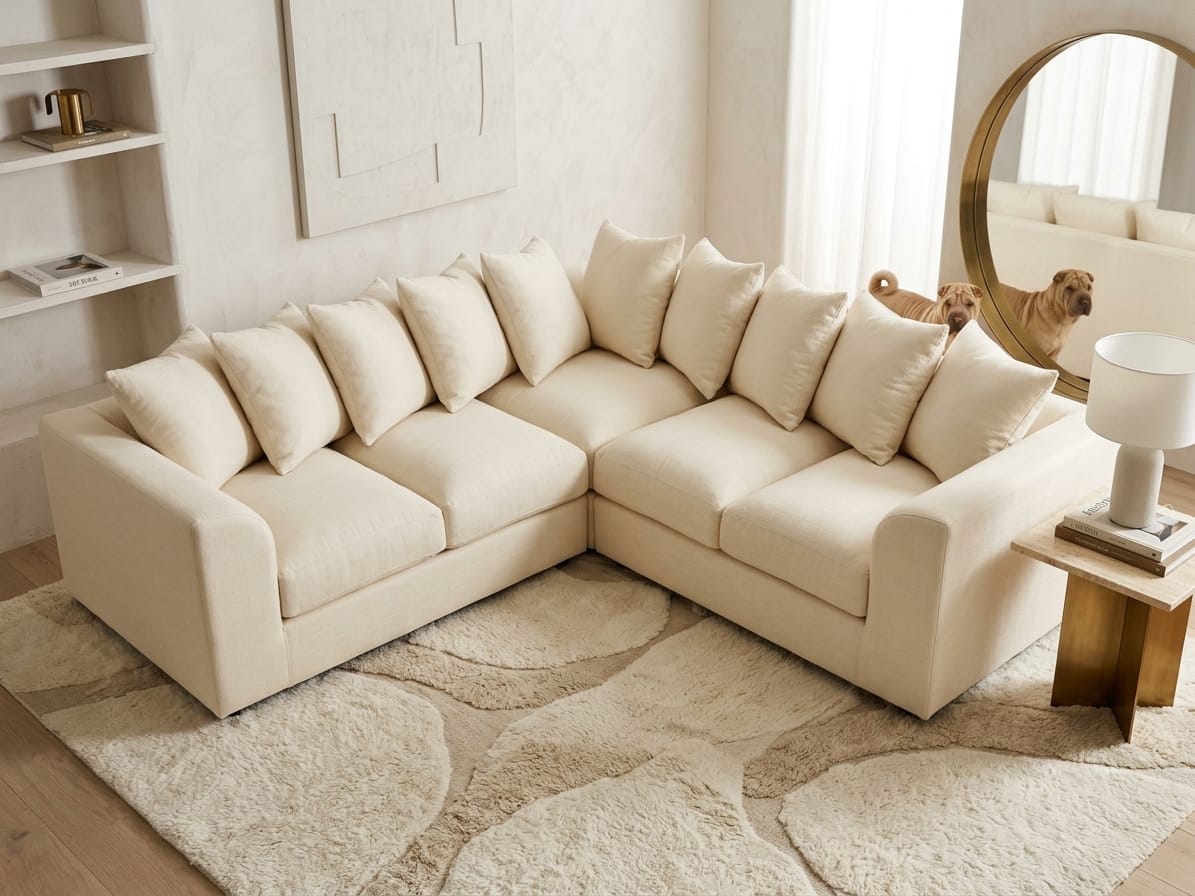 Dylan Plush Velvet L Shape, Corner & 3+2 – Timeless Luxury & Premium Comfort Sofa