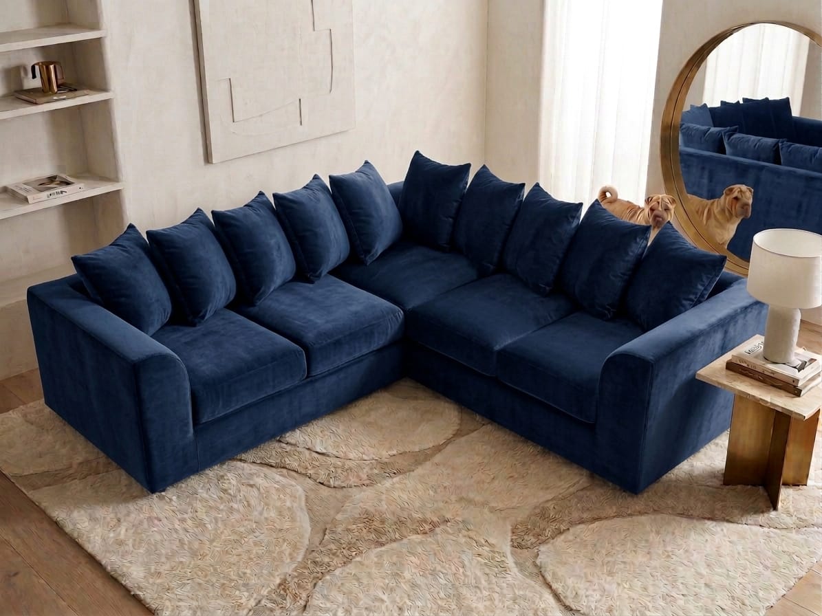 Dylan Plush Velvet L Shape, Corner & 3+2 – Timeless Luxury & Premium Comfort Sofa