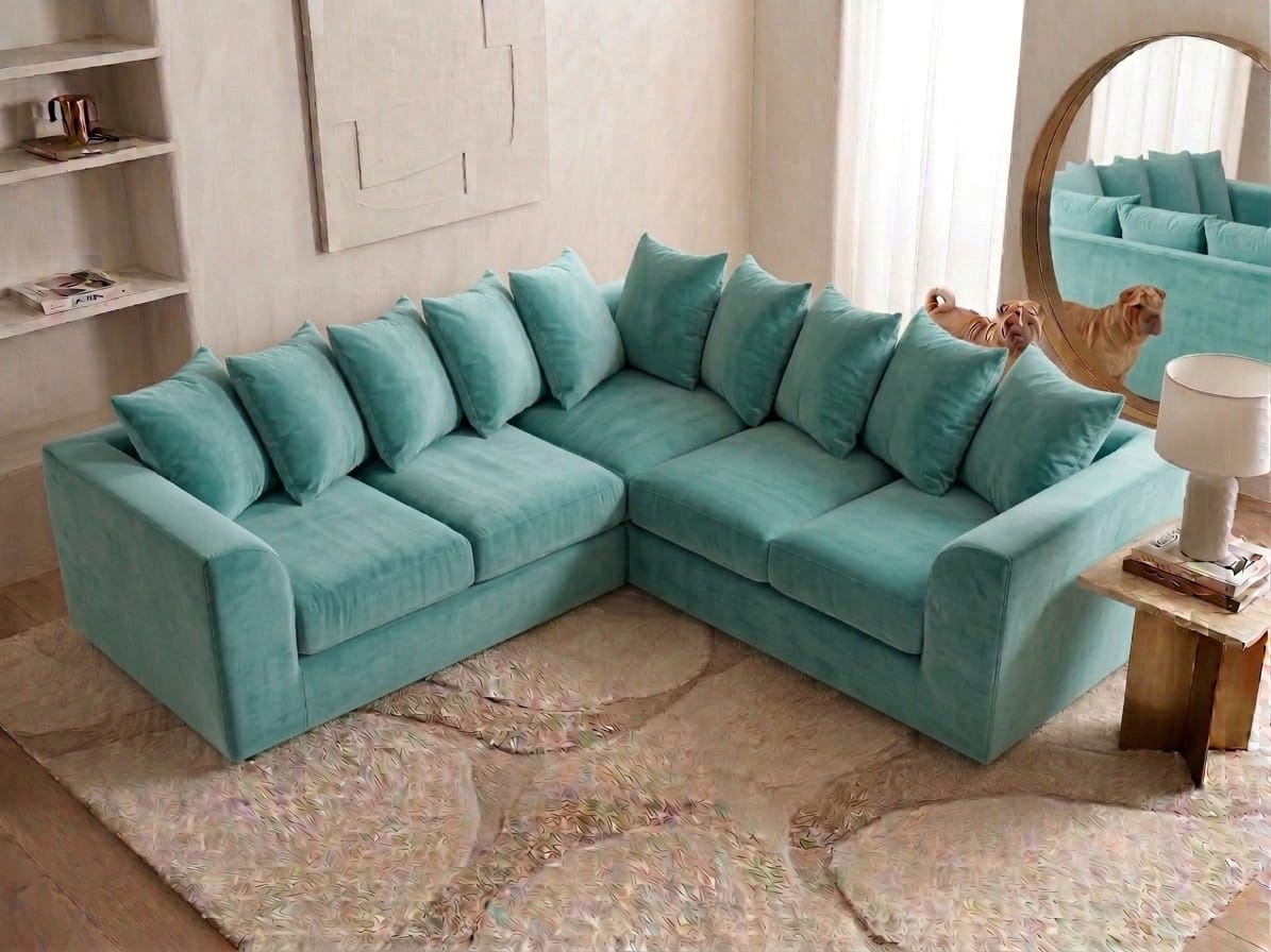 Dylan Plush Velvet L Shape, Corner & 3+2 – Timeless Luxury & Premium Comfort Sofa