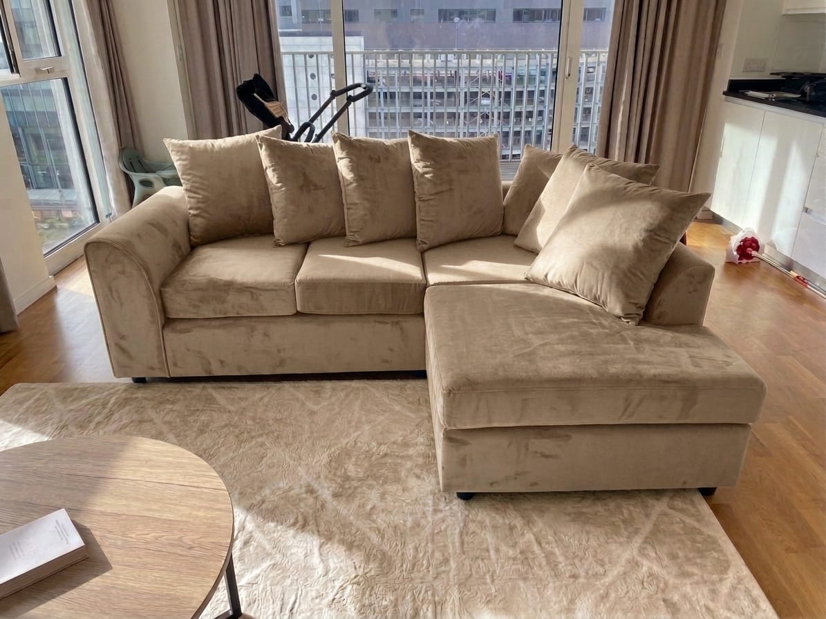 Dylan Plush Velvet L Shape, Corner & 3+2 – Timeless Luxury & Premium Comfort Sofa