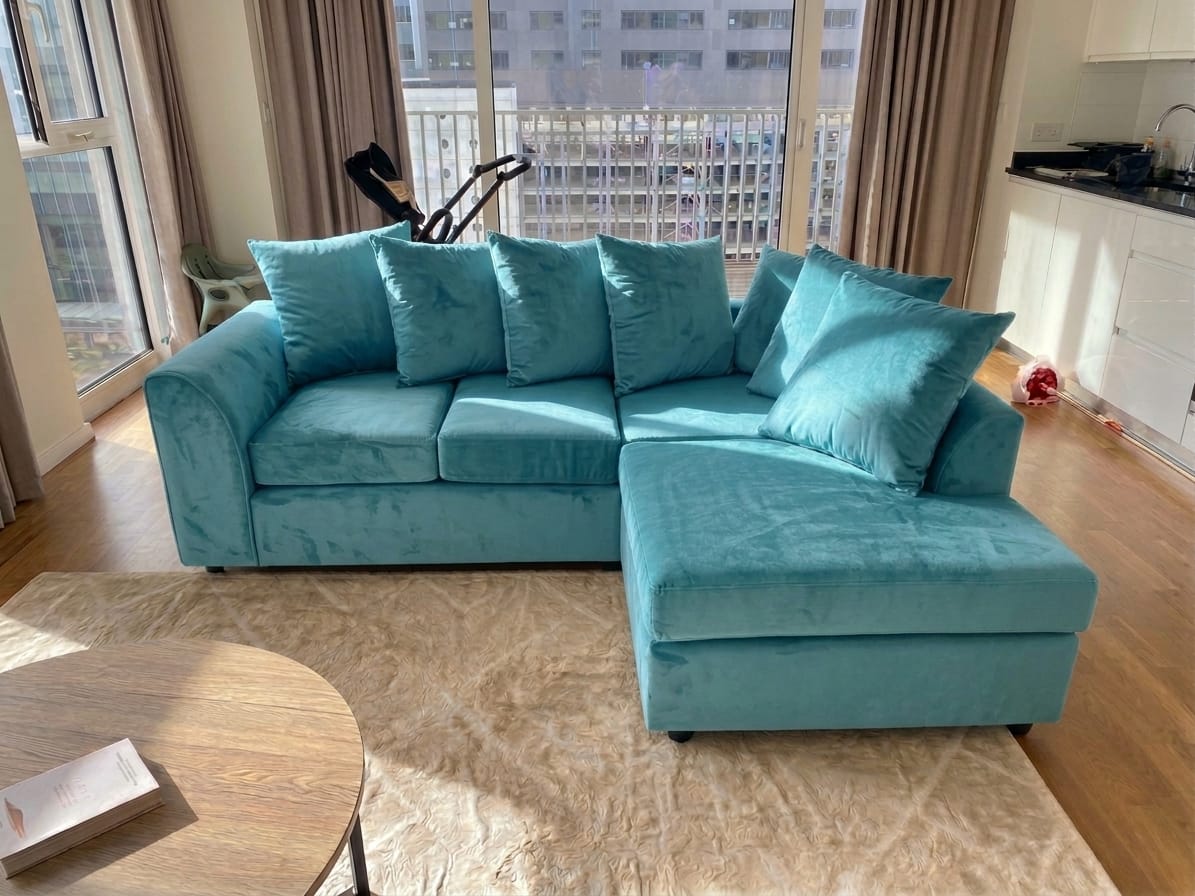 Dylan Plush Velvet L Shape, Corner & 3+2 – Timeless Luxury & Premium Comfort Sofa
