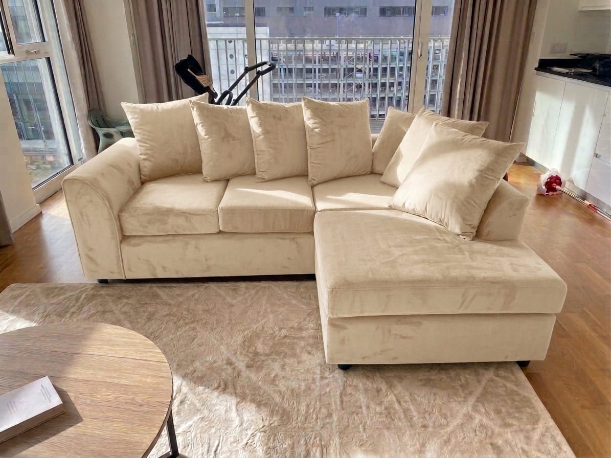 Dylan Plush Velvet L Shape, Corner & 3+2 – Timeless Luxury & Premium Comfort Sofa