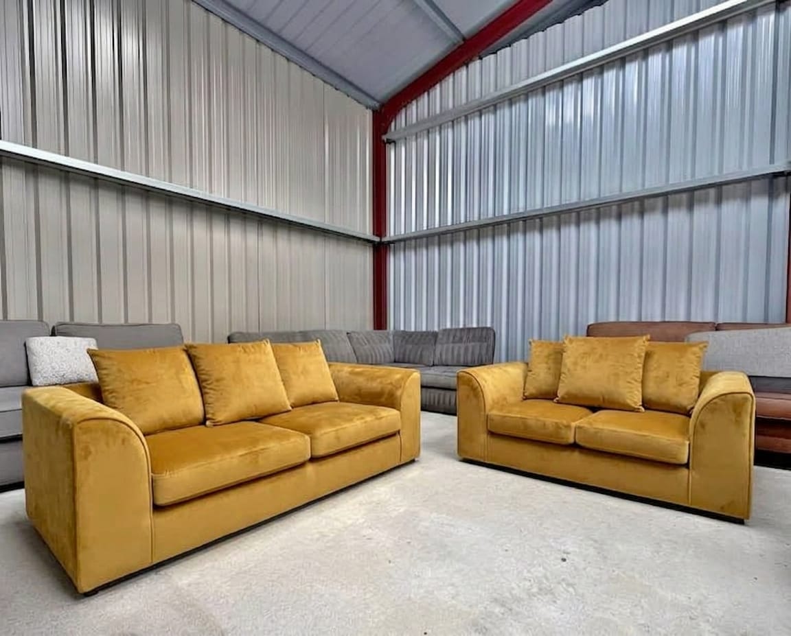 Dylan Plush Velvet L Shape, Corner & 3+2 – Timeless Luxury & Premium Comfort Sofa