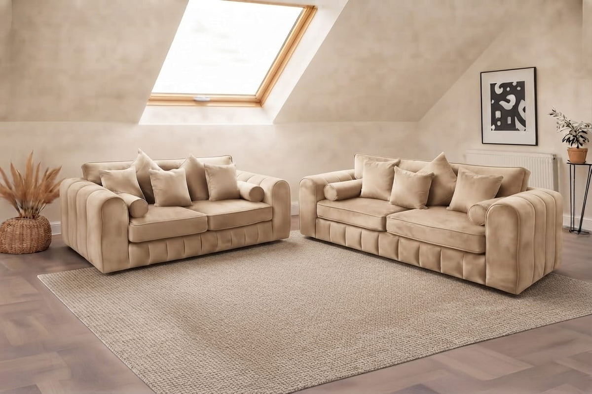 Lilly Sofa Corner & 3+2– Timeless Elegance & Luxurious Comfort Sofa
