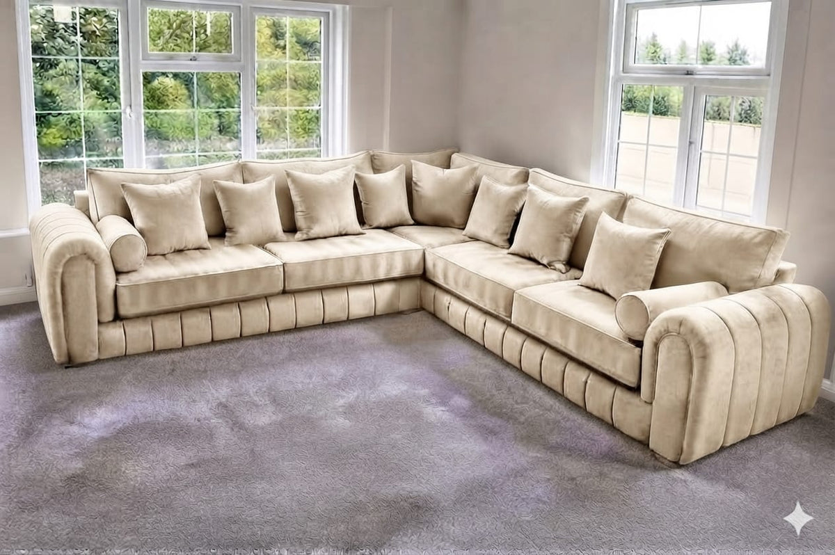 Lilly Sofa Corner & 3+2– Timeless Elegance & Luxurious Comfort Sofa