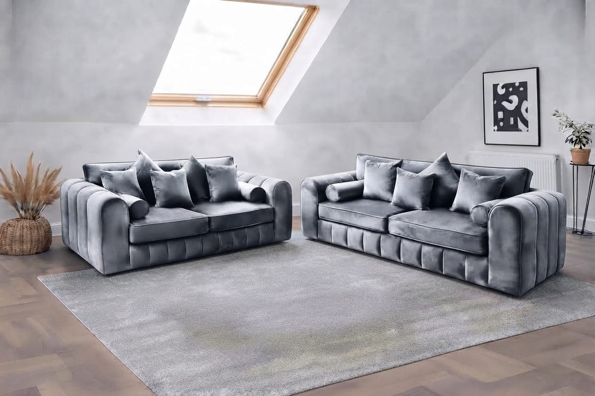 Lilly Sofa Corner & 3+2– Timeless Elegance & Luxurious Comfort Sofa