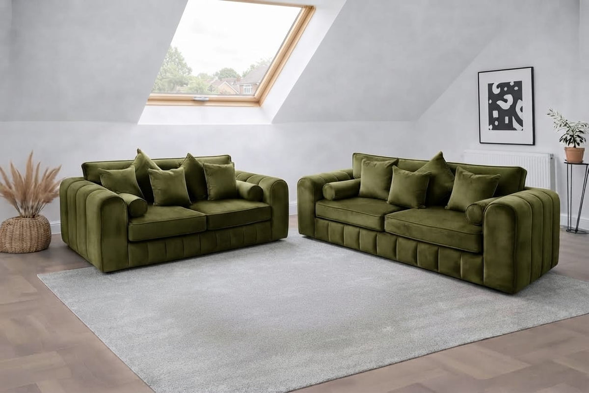 Lilly Sofa Corner & 3+2– Timeless Elegance & Luxurious Comfort Sofa