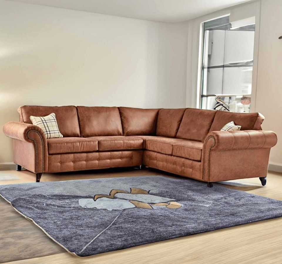 Oakland Leather Corner & 3+2 – Timeless Luxury & Premium Comfort Sofa
