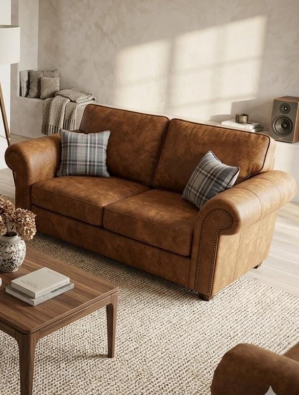 Oakland Leather Corner & 3+2 – Timeless Luxury & Premium Comfort Sofa