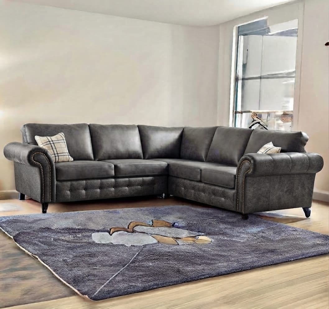 Oakland Leather Corner & 3+2 – Timeless Luxury & Premium Comfort Sofa