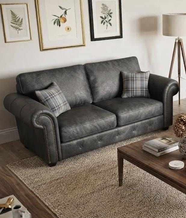Oakland Leather Corner & 3+2 – Timeless Luxury & Premium Comfort Sofa