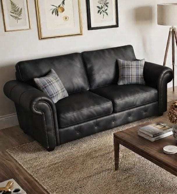 Oakland Leather Corner & 3+2 – Timeless Luxury & Premium Comfort Sofa