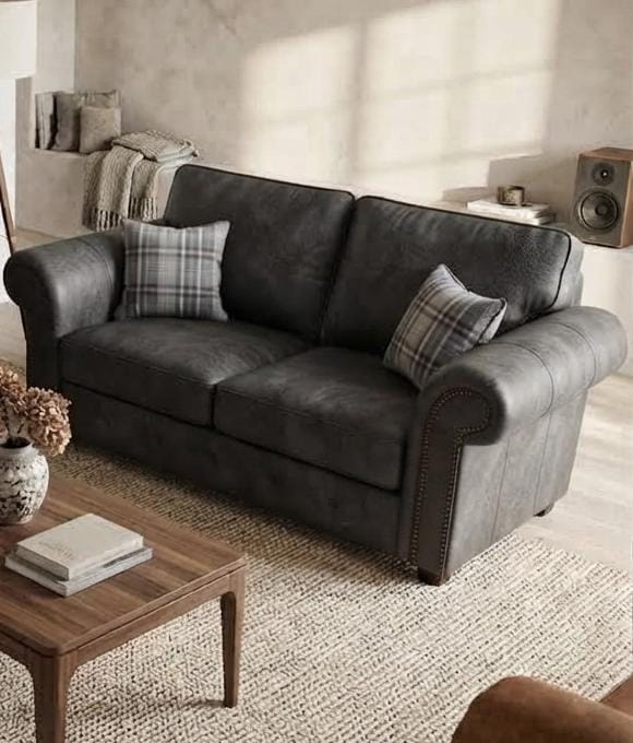 Oakland Leather Corner & 3+2 – Timeless Luxury & Premium Comfort Sofa