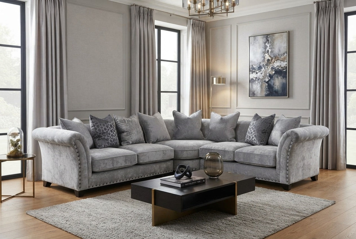 Harrison Corner & 3+2 – Luxury & Contemporary Elegance Sofa