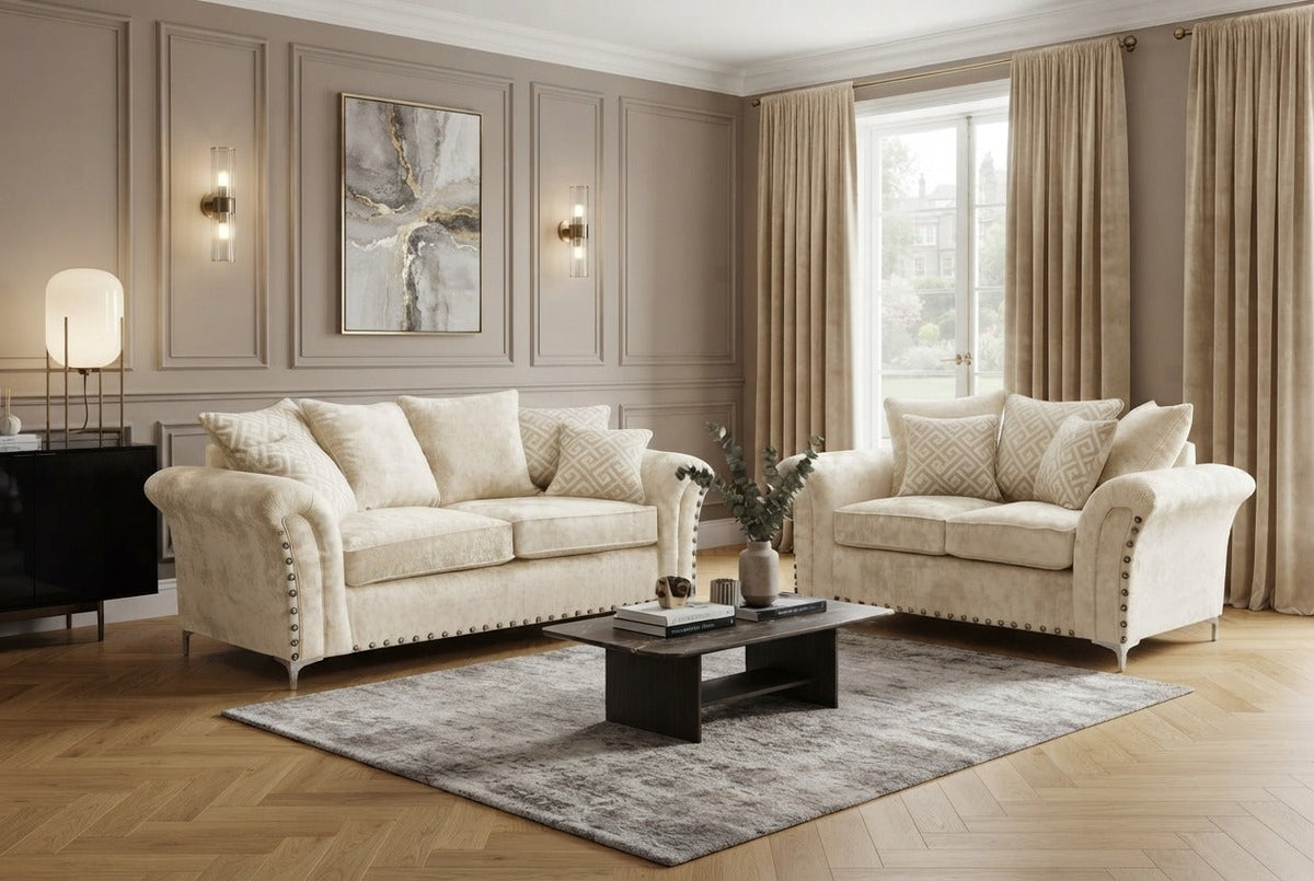 Harrison Corner & 3+2 – Luxury & Contemporary Elegance Sofa