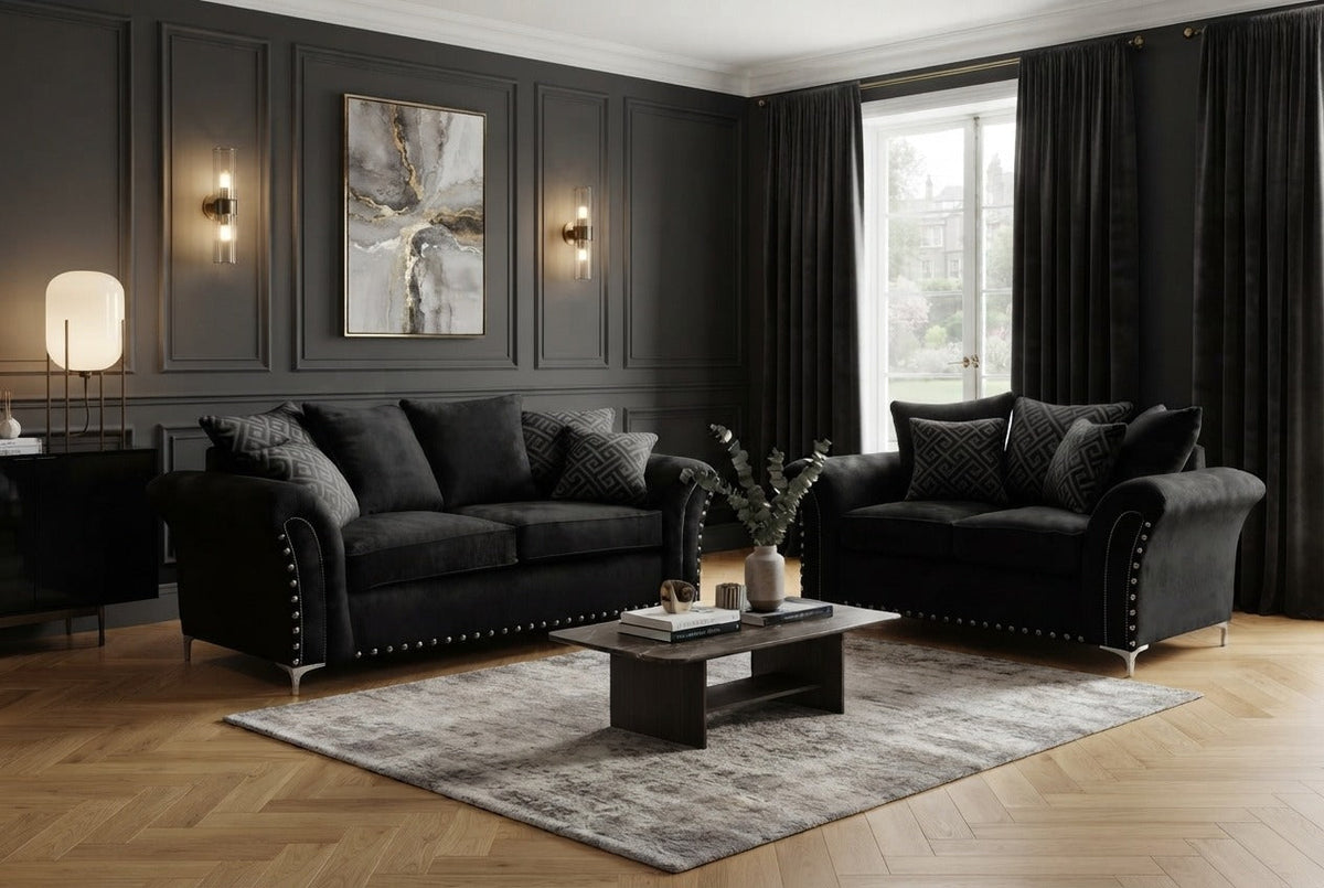 Harrison Corner & 3+2 – Luxury & Contemporary Elegance Sofa